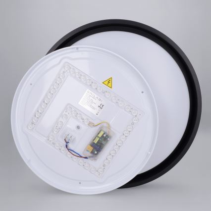 Brilagi - Dimmelhető LED mennyezeti lámpatest MATTEO LED/48W/230V 3000-6500K átm. 41 cm fekete + távirányító