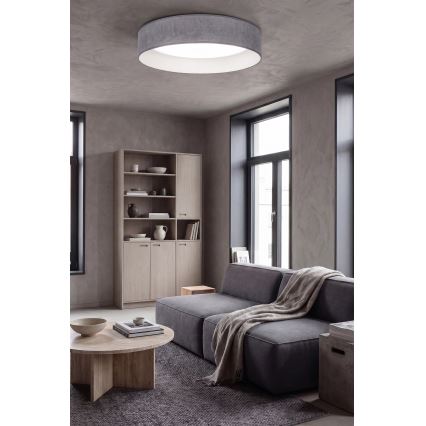 Brilagi - LED dimmelhető mennyezeti lámpa VELVET SMARTIX STARS LED/36W/230V 3000-6000K átmérő 55 cm szürke Wi-Fi Tuya Beacon + távirányító