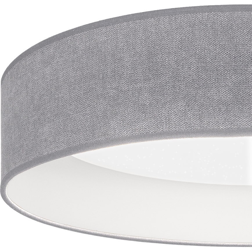 Brilagi - LED dimmelhető mennyezeti lámpa VELVET SMARTIX STARS LED/36W/230V 3000-6000K átmérő 55 cm szürke Wi-Fi Tuya Beacon + távirányító