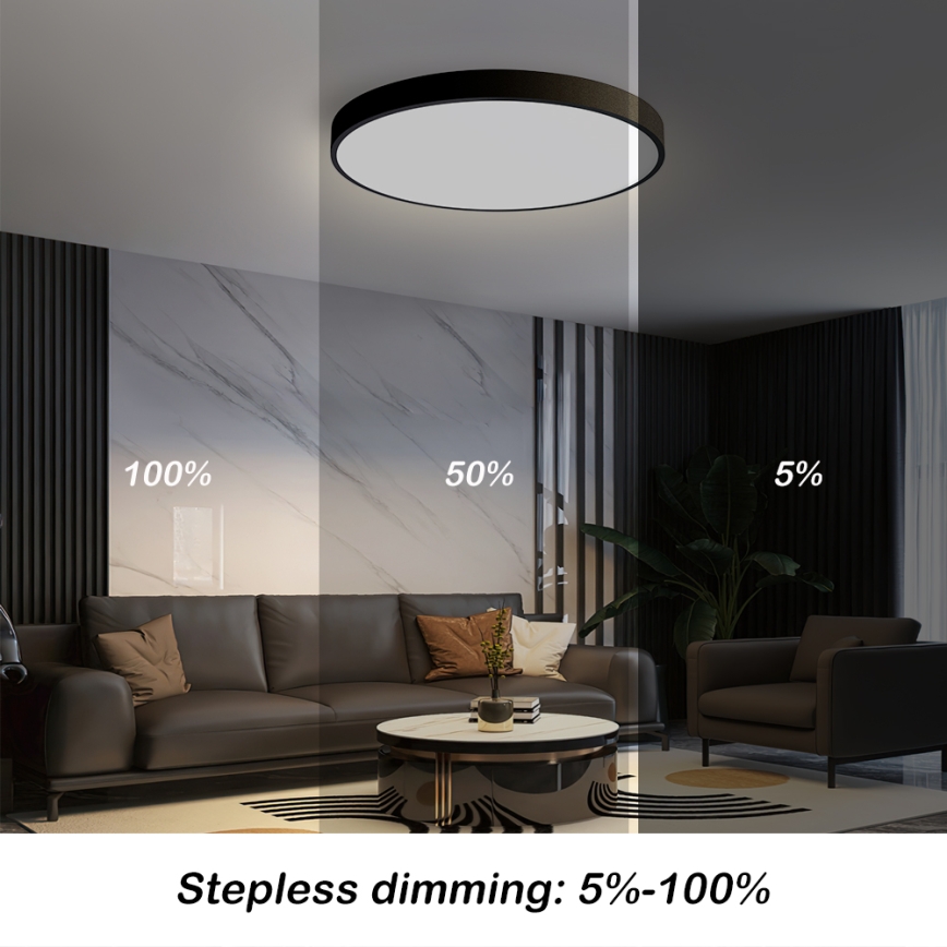 Brilagi - LED állítható fényerejű mennyezeti lámpa POOL SMART LED/60W/230V 3000-6000K 50 cm + távirányító