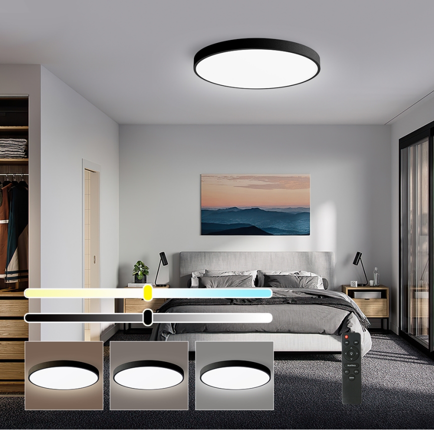 Brilagi - LED állítható fényerejű mennyezeti lámpa POOL SMART LED/60W/230V 3000-6000K 50 cm + távirányító