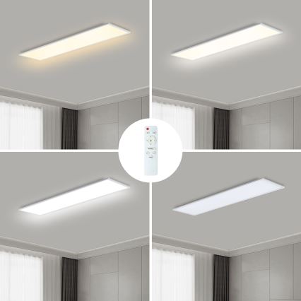 Brilagi - LED Dimmelhető mennyezeti lámpa SLIMFRAME LED/58W/230V 120x30 cm 3000-6000K fehér + távirányítás