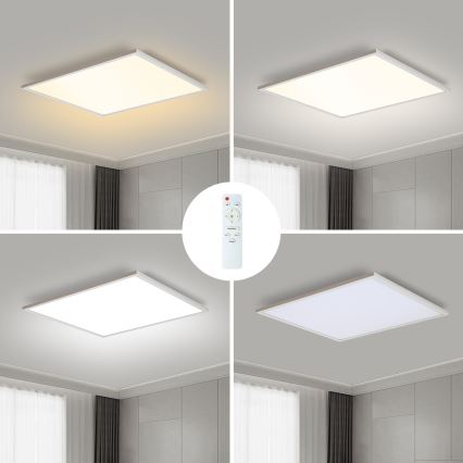 Brilagi - LED Dimmelhető mennyezeti lámpa SLIMFRAME LED/58W/230V 60x60 cm 3000-6000K fehér + távirányítás