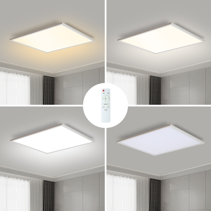 Brilagi - LED Dimmelhető mennyezeti lámpa SLIMFRAME LED/58W/230V 60x60 cm 3000-6000K fehér + távirányítás