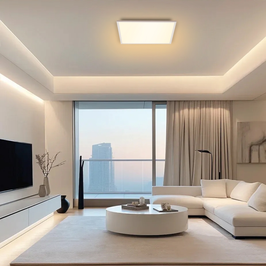 Brilagi - LED Dimmelhető mennyezeti lámpa SLIMFRAME LED/58W/230V 60x60 cm 3000-6000K fehér + távirányítás