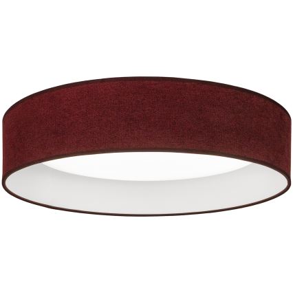 Brilagi - LED dimmelhető mennyezeti lámpatest VELVET SMARTIX LED/24W/230V 3000–6000K átm. 45 cm bordó Wi‑Fi Tuya Beacon + távirányító