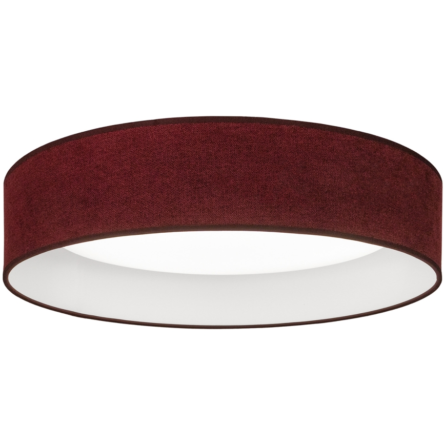 Brilagi - LED dimmelhető mennyezeti lámpatest VELVET SMARTIX LED/24W/230V 3000–6000K átm. 45 cm bordó Wi‑Fi Tuya Beacon + távirányító