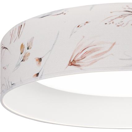 Brilagi - VELVET SMARTIX dimmelhető LED mennyezeti lámpatest 24W/230V 3000–6000K átm. 45 cm fehér/virágmintás Wi‑Fi Tuya Beacon + távirányító