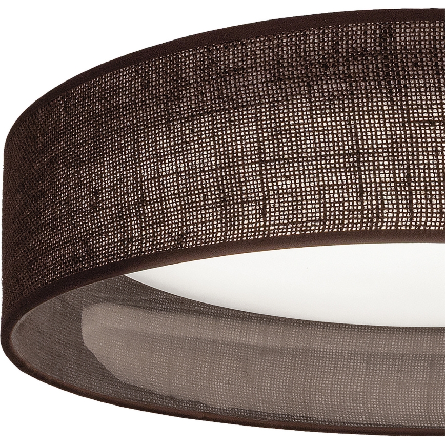 Brilagi - LED dimmelhető mennyezeti lámpa VELVET SMARTIX LED/36W/230V 3000–6000K átm. 55 cm barna Wi‑Fi Tuya Beacon + távirányító