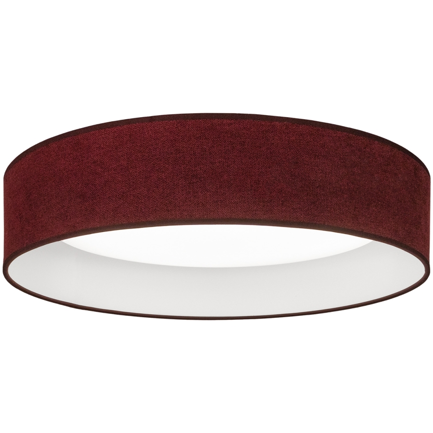 Brilagi - LED dimmelhető mennyezeti lámpa VELVET SMARTIX LED/36W/230V 3000-6000K Ø 55 cm bordó Wi-Fi Tuya Beacon + távirányító