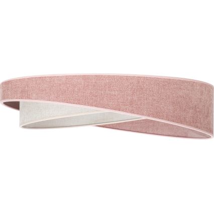 BRILAGI - LED fényerőszabályozható mennyezeti lámpa VELVET TWIST LED/36W/230V 3000-6000K átm. 65 cm Wi-Fi Tuya Beacon rózsaszín/krémszínű + távirányító