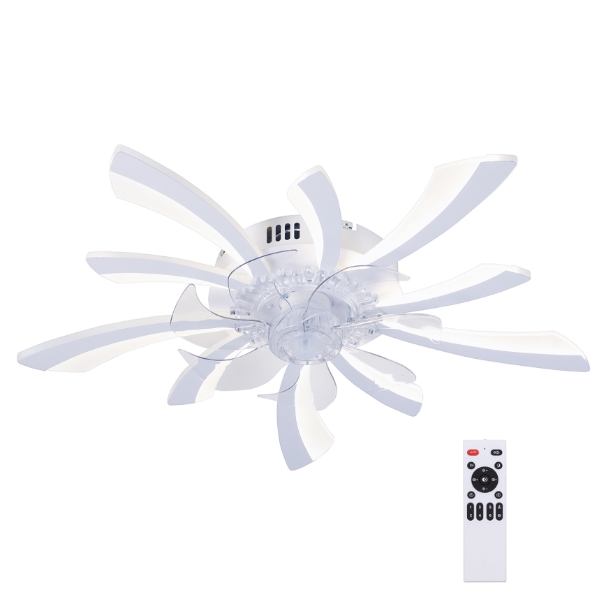 Brilagi - LED dimmelhető mennyezeti lámpa ventilátorral LED/50W/230V 3000-6500K fehér + távirányító