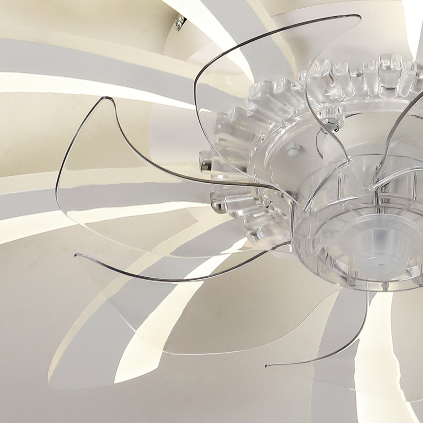 Brilagi - LED dimmelhető mennyezeti lámpa ventilátorral LED/50W/230V 3000-6500K fehér + távirányító