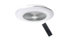 Brilagi - LED Dimmelhető lámpa ventilátorral AURA LED/38W/230V 3000-6000K ezüst + távirányító