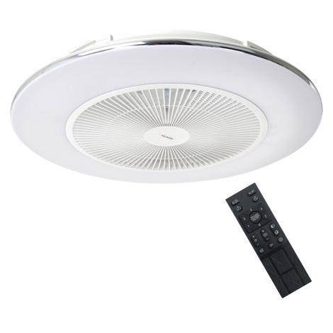 Brilagi - LED Dimmelhető lámpa ventilátorral AURA LED/38W/230V 3000-6000K fehér + távirányító