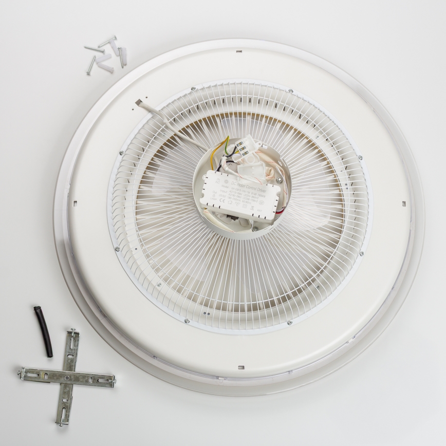 Brilagi - LED Dimmelhető lámpa ventilátorral RONDA LED/48W/230V 3000-6000K fehér + távirányító