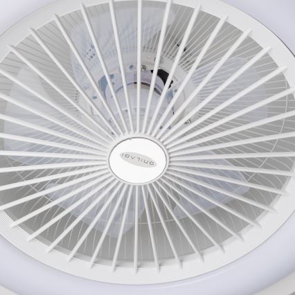 Brilagi - LED Dimmelhető lámpa ventilátorral RONDA LED/48W/230V 3000-6000K fehér + távirányító