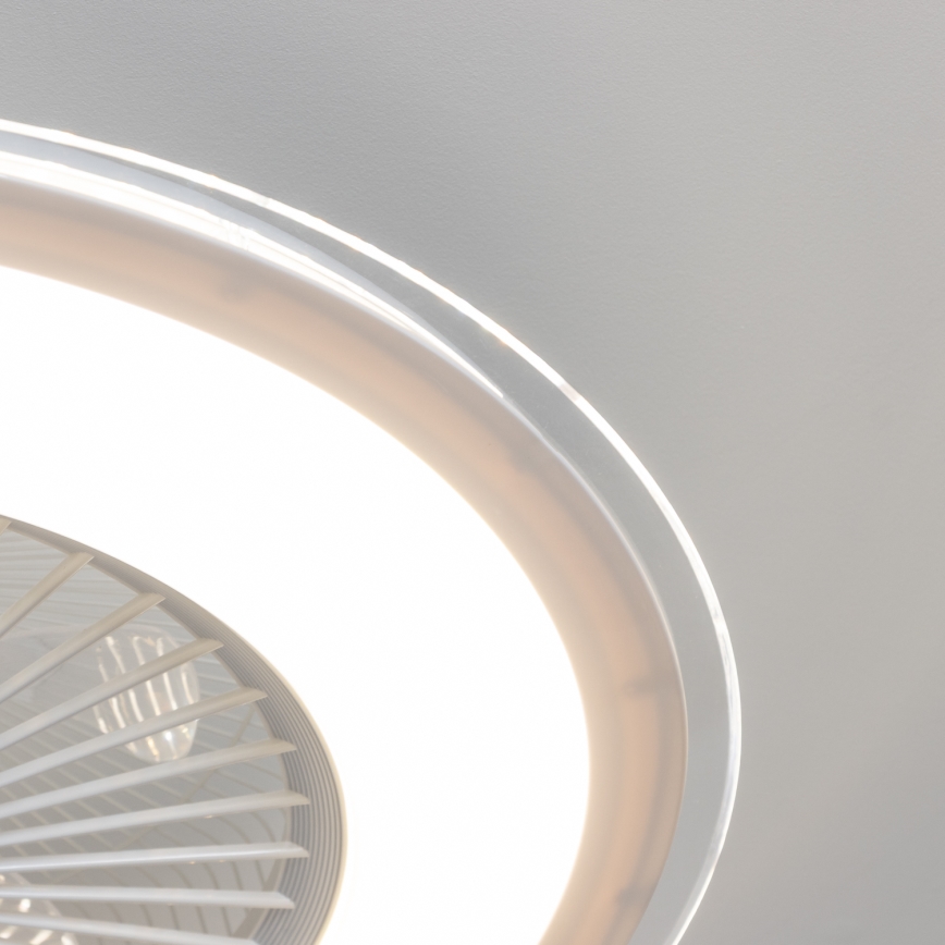 Brilagi - LED Dimmelhető lámpa ventilátorral RONDA LED/48W/230V 3000-6000K fehér + távirányító