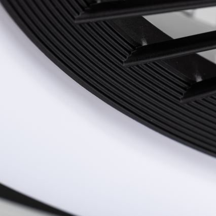 Brilagi - LED Dimmelhető lámpa ventilátorral RONDA LED/48W/230V 3000-6000K fekete + távirányító