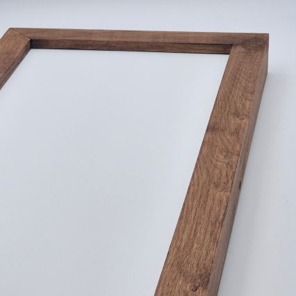 Brilagi - LED dimmelhető fürdőszobai lámpa WOODY FRAME LED/50W/230V tölgy cseresznye 120x30 cm 3000-6000K IP44 + távirányítás