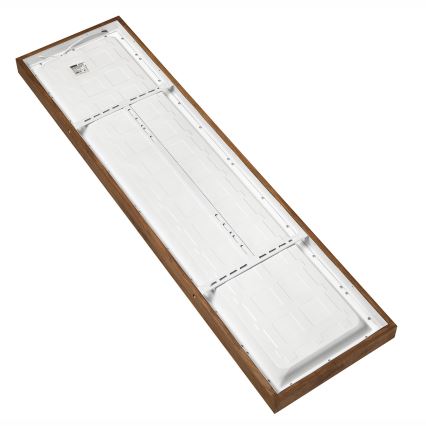 Brilagi - LED dimmelhető fürdőszobai lámpa WOODY FRAME LED/50W/230V tölgy cseresznye 120x30 cm 3000-6000K IP44 + távirányítás