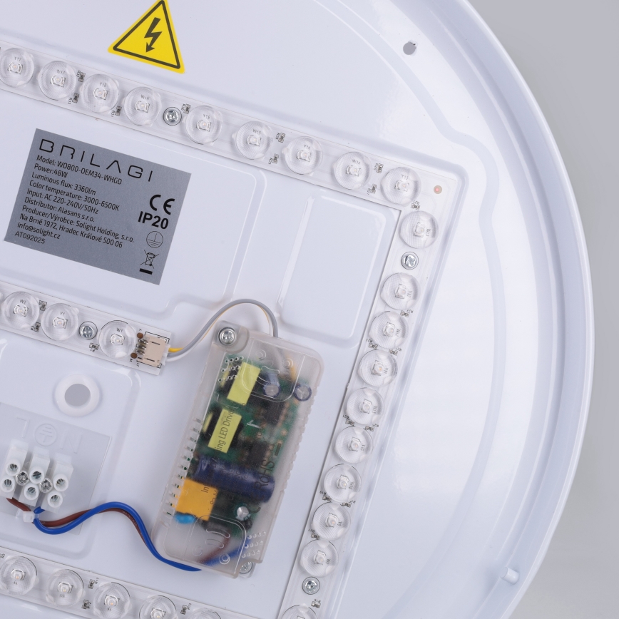 Brilagi - ALVA LED dimmelhető mennyezeti lámpatest LED/48W/230V 3000–6500K átm. 51 cm fehér + távirányító