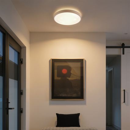 Brilagi - LED dimmelhető mennyezeti lámpa GLASS POOL DOUBLE LED/48W/230V 3000-6000K 40 cm bézs + távirányító