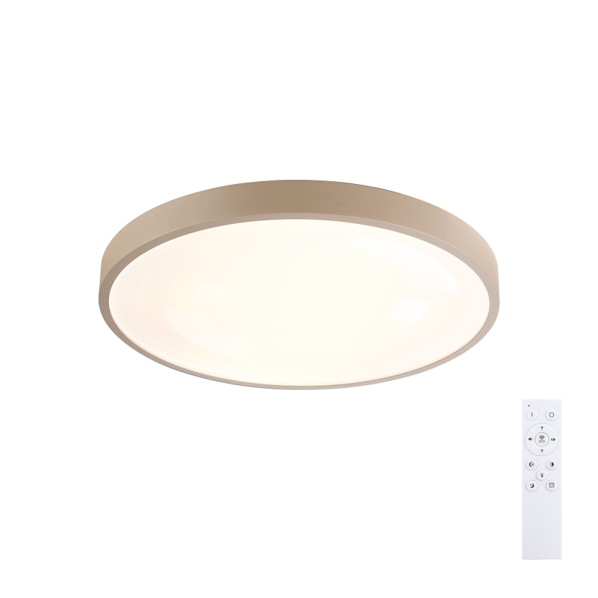 Brilagi - LED dimmelhető mennyezeti lámpa GLASS POOL DOUBLE LED/48W/230V 3000-6000K 40 cm bézs + távirányító
