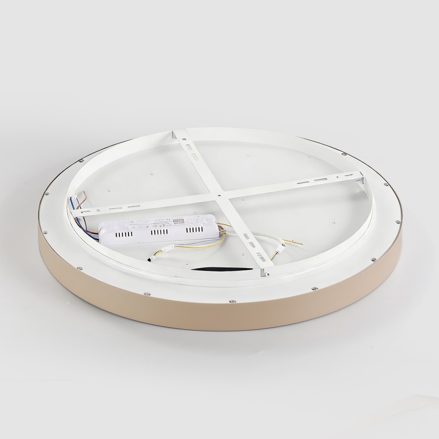 Brilagi - LED dimmelhető mennyezeti lámpa GLASS POOL DOUBLE LED/48W/230V 3000-6000K 40 cm bézs + távirányító
