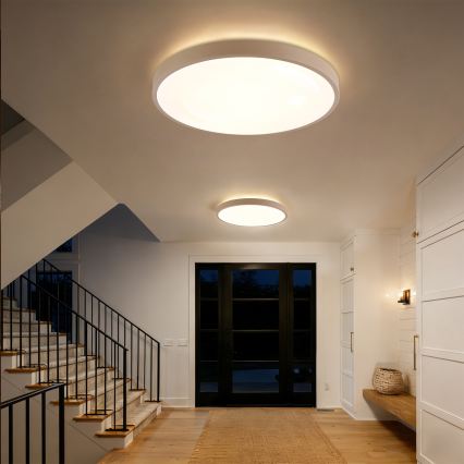 Brilagi - LED fényerőszabályozható mennyezeti lámpa GLASS POOL DOUBLE LED/80W/230V 3000-6000K 60 cm bézs + távirányító