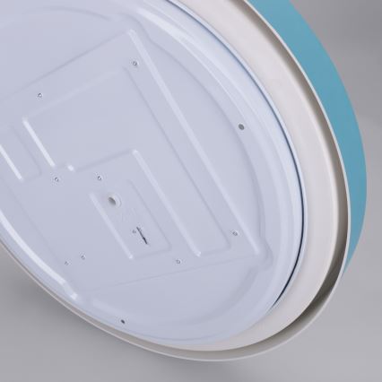Brilagi - LED fényerőszabályozható mennyezeti lámpa MATTEO LED/48W/230V 3000-6500K átm. 41 cm türkiz + távirányítóval