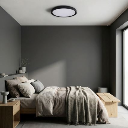 Brilagi - Dimmelhető LED mennyezeti lámpatest MATTEO LED/60W/230V 3000-6500K átm. 51,5 cm fekete + távirányító