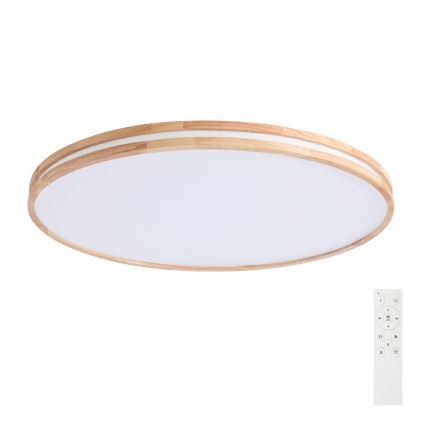 Brilagi - Dimmelhető mennyezeti lámpatest MOLINA LED/128W/230V 3000-6000K tölgy átmérő 100 cm + távirányító