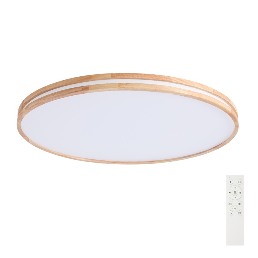 Brilagi - Dimmelhető mennyezeti lámpatest MOLINA LED/128W/230V 3000-6000K tölgy átmérő 100 cm + távirányító
