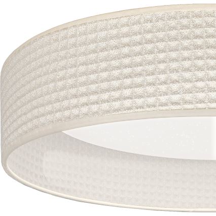 Brilagi - LED dimmelhető mennyezeti lámpa VELVET SMARTIX STARS LED/24W/230V 3000-6000K átmérő 45 cm krémszínű Wi-Fi Tuya Beacon + távirányító