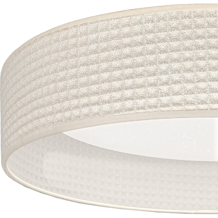 Brilagi - LED dimmelhető mennyezeti lámpa VELVET SMARTIX STARS LED/24W/230V 3000-6000K átmérő 45 cm krémszínű Wi-Fi Tuya Beacon + távirányító
