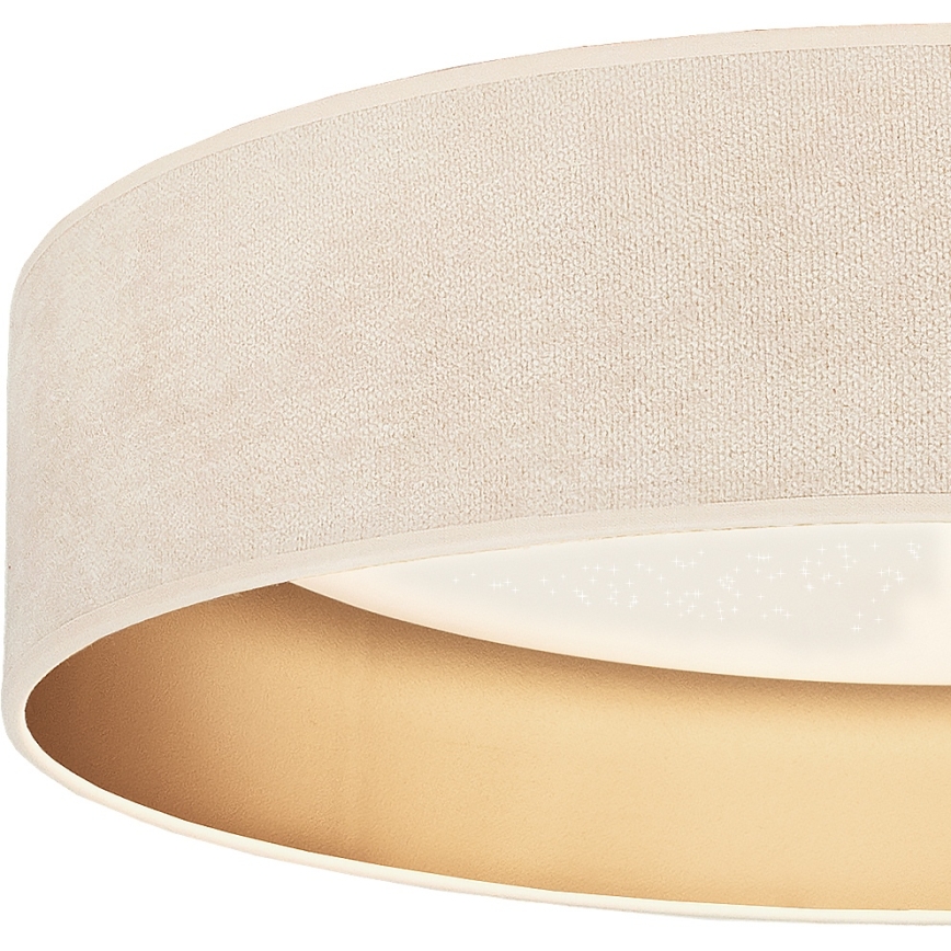 Brilagi - LED dimmelhető mennyezeti lámpatest VELVET SMARTIX STARS LED/24W/230V 3000-6000K átm. 45 cm krémszínű/arany Wi-Fi Tuya Beacon + távirányító