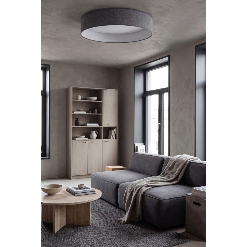Brilagi - VELVET SMARTIX STARS dimmelhető LED mennyezeti lámpa LED/24W/230V 3000-6000K átmérő 45 cm szürke Wi-Fi Tuya Beacon + távirányító