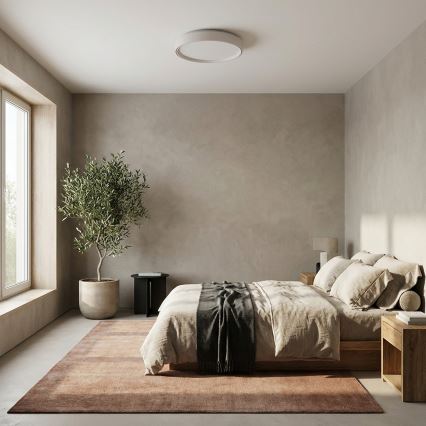 Brilagi - LED dimmelhető mennyezeti lámpa NANCI LED/60W/230V 3000–6500K Ø 49 cm fehér + távirányító