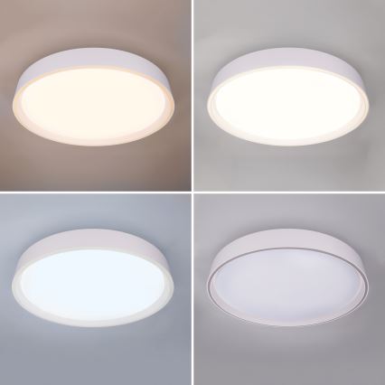 Brilagi - LED dimmelhető mennyezeti lámpa NANCI LED/60W/230V 3000–6500K Ø 49 cm fehér + távirányító