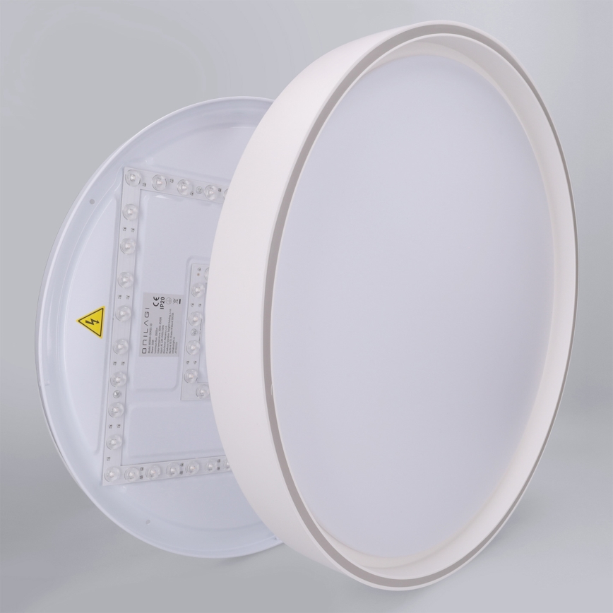Brilagi - LED dimmelhető mennyezeti lámpa NANCI LED/60W/230V 3000–6500K Ø 49 cm fehér + távirányító