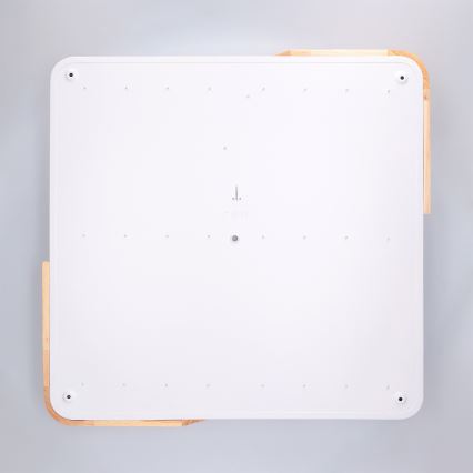 Brilagi - LED Dimmelhető mennyezeti lámpa PILANA LED/60W/230V 3000-6500K tölgy/fehér 56x56 cm + távirányító
