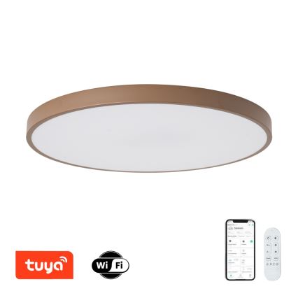 Brilagi - fényerőszabályozható LED lámpatest POOL SMART LED/100W/230V Ø 80 cm Wi-Fi Tuya + távirányító barna