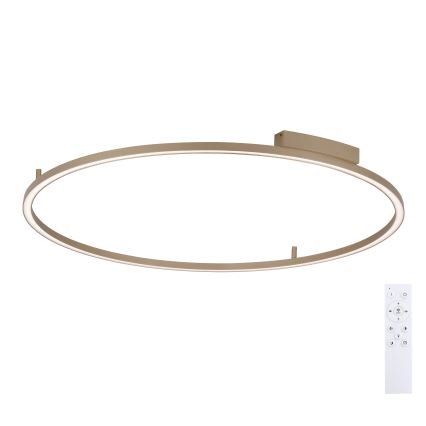 Brilagi - PORTOFINO dimmelhető mennyezeti LED lámpatest, 85 W, 230 V, 3000–6000 K, Ø 120 cm, bézs, távirányítóval