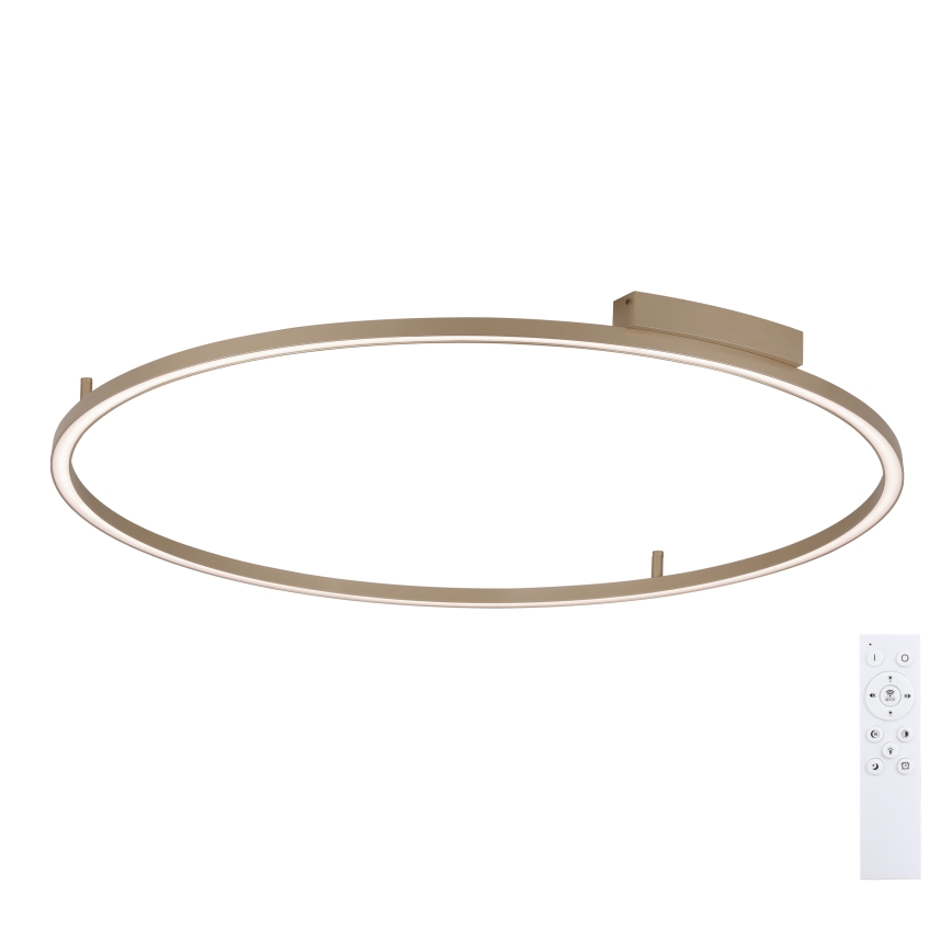 Brilagi - PORTOFINO dimmelhető mennyezeti LED lámpatest, 85 W, 230 V, 3000–6000 K, Ø 120 cm, bézs, távirányítóval
