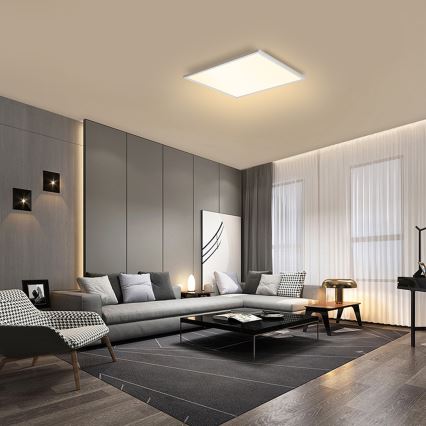 Brilagi - LED fényerőszabályozható mennyezeti lámpatest SLIMFRAME LED/58W/230V 60x60 cm 3000-6000K fehér + távirányító