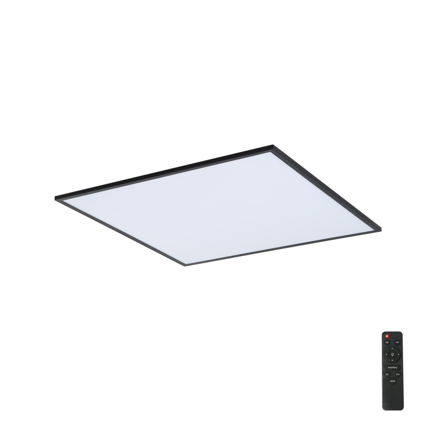 Brilagi - LED dimmelhető mennyezeti lámpa SLIMFRAME LED/58W/230V 60x60 cm 3000-6000K fekete + távirányító