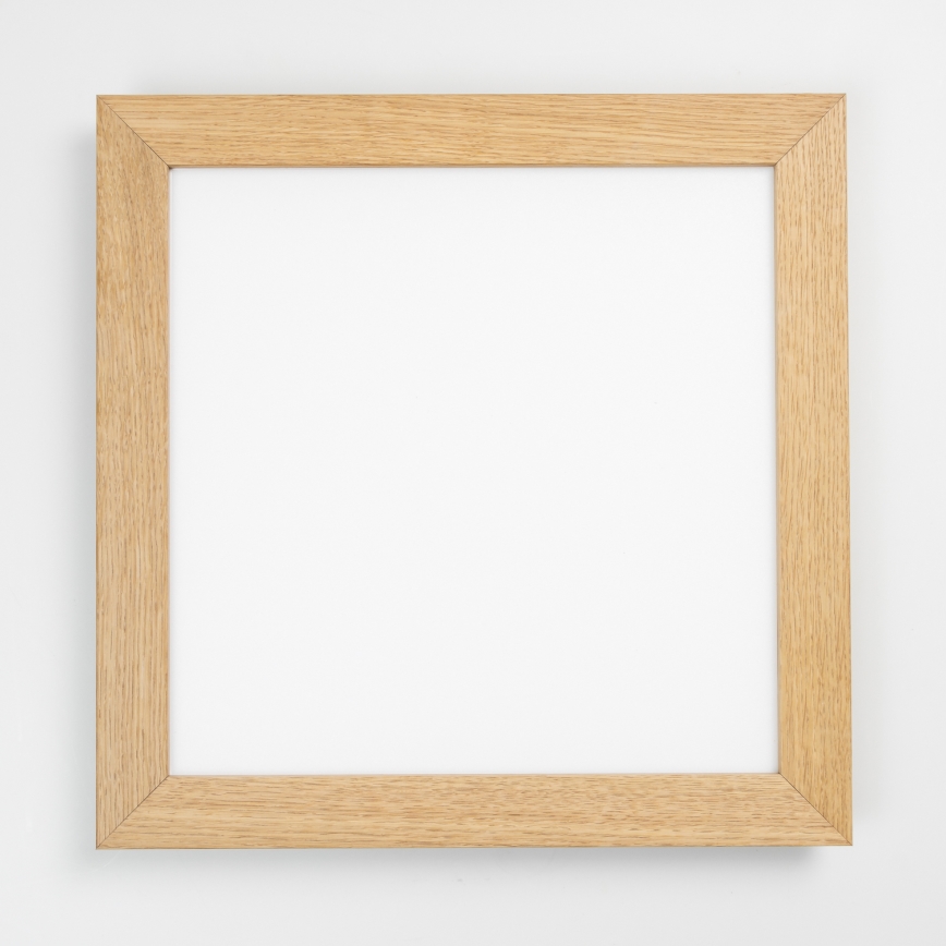 Brilagi - SLIMFRAME WOOD LED/36W/230V dimmelhető mennyezeti lámpatest 49,5x49,5 cm 3000-6000K barna + távirányító