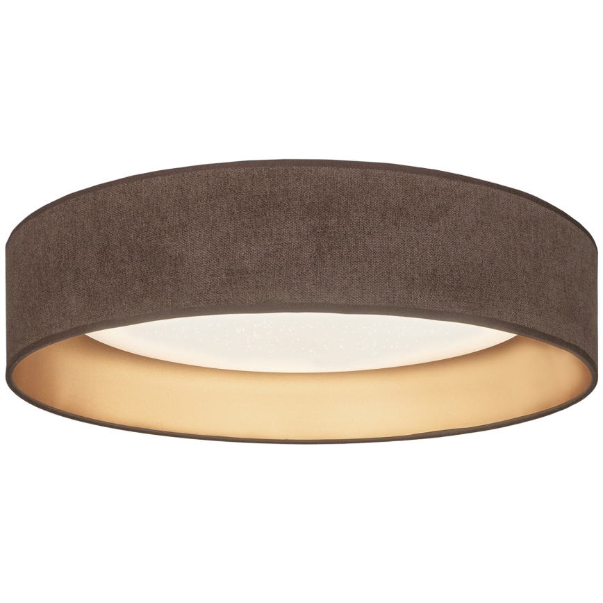 Brilagi - LED fényerőszabályozható mennyezeti lámpatest VELVET SMARTIX STARS LED/36W/230V 3000–6000K átm. 55 cm barna/arany Wi‑Fi Tuya Beacon + távirányító