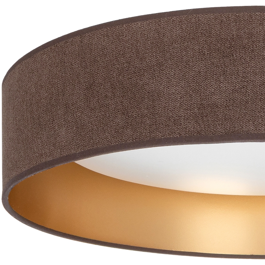 Brilagi - LED fényerőszabályozható mennyezeti lámpatest VELVET SMARTIX STARS LED/36W/230V 3000–6000K átm. 55 cm barna/arany Wi‑Fi Tuya Beacon + távirányító